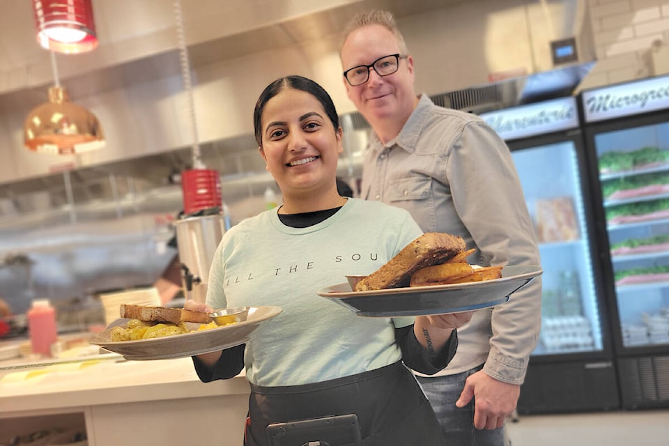 OEB had a sneak peek event this weekend, and then the breakfast/brunch restaurant was expected to open to the public in short order. It’s part of the new Courtyard at Willowbrook Shopping Centre. (Dan Ferguson/Langley Advance Times)