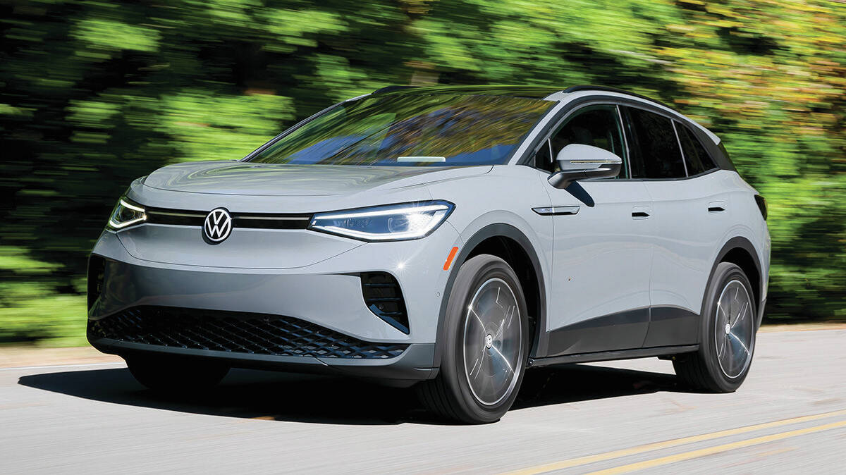 A new Ford EV is expected to use the same platform that underpins the Volkswagen ID.4, pictured. PHOTO: VOLKSWAGEN
