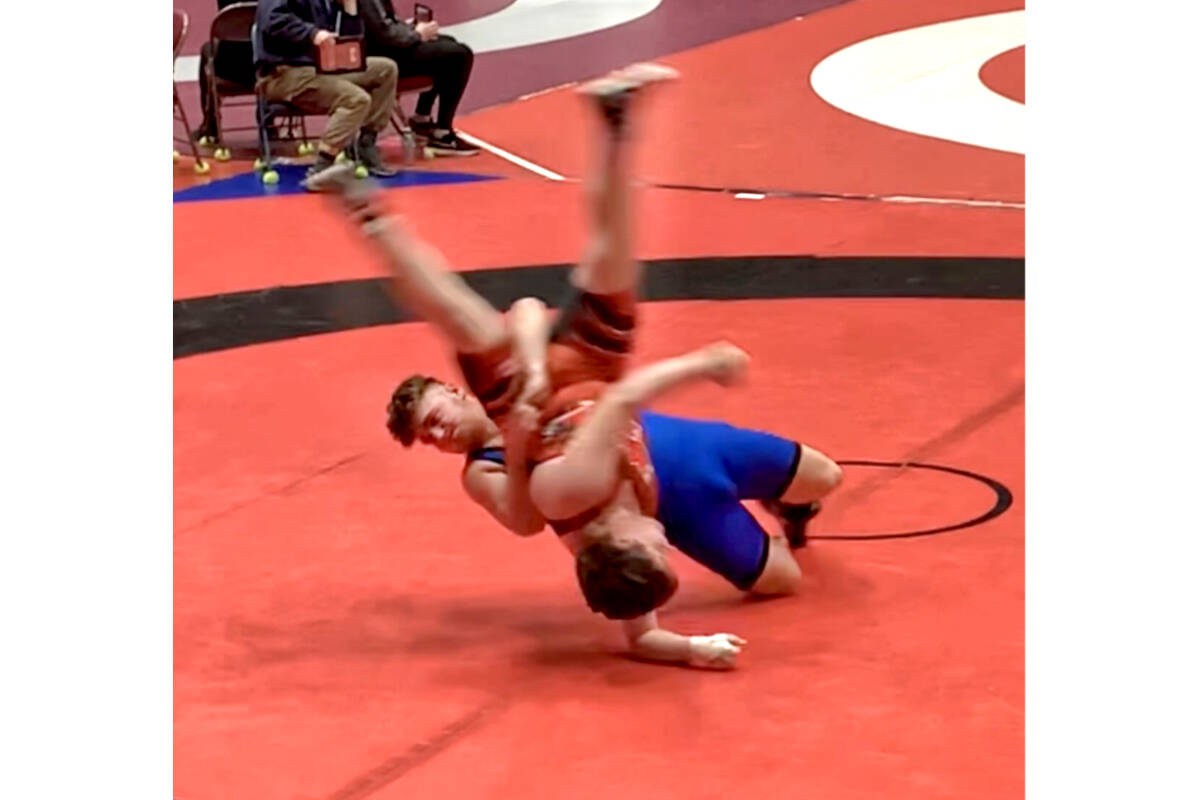 91原创 wrestler Jack McEwen has been wracking up wrestling titles and recently took gold at the 2023 nationals. (Jack McEwen/Special to the 91原创 Advance Times)