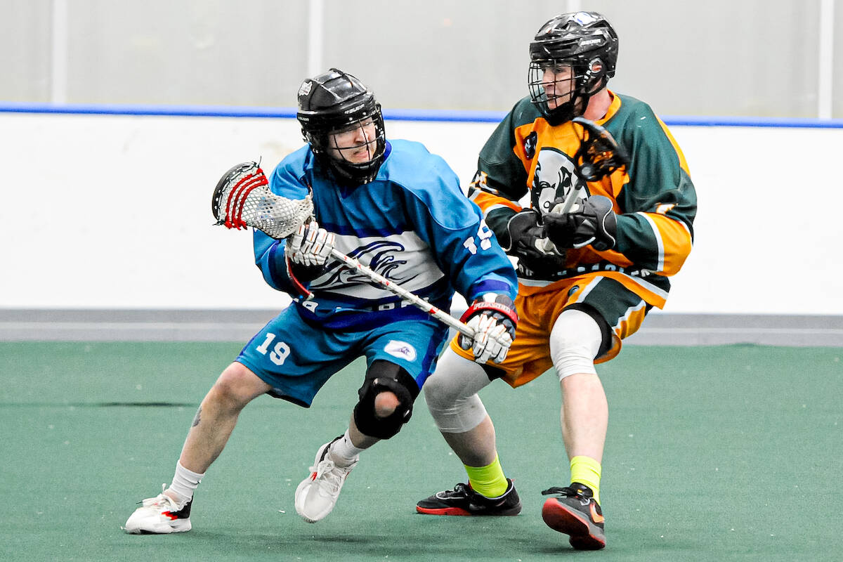 Shooting Eagles are ALL West champions after forcing – and winning - a third game against the Sea Spray on Sunday, April 2, at Langley Events centre. (Photo courtesy of Ryan Molag Langley Events Centre)