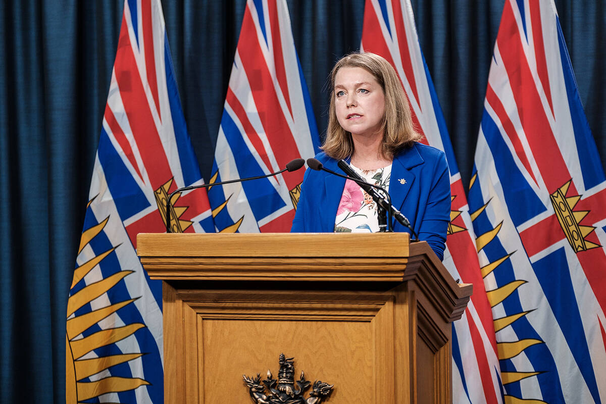 Mitzi Dean, Minister of Children and Family Development announced a pay increase for caregivers that went into effect April 1. (B.C. government/Black Press Media files)