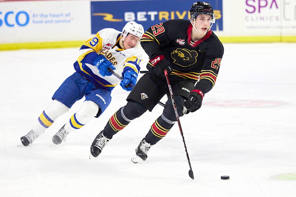 Samuel Honzek (Rob Wilton, Vancouver Giants/Special to 91ԭ Advance Times)