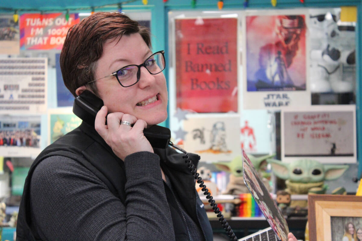 Katie Caines is the teacher-librarian and this year聮s grad coordinator at Aldergrove Community Secondary. (Special to 91原创 Advance Time)