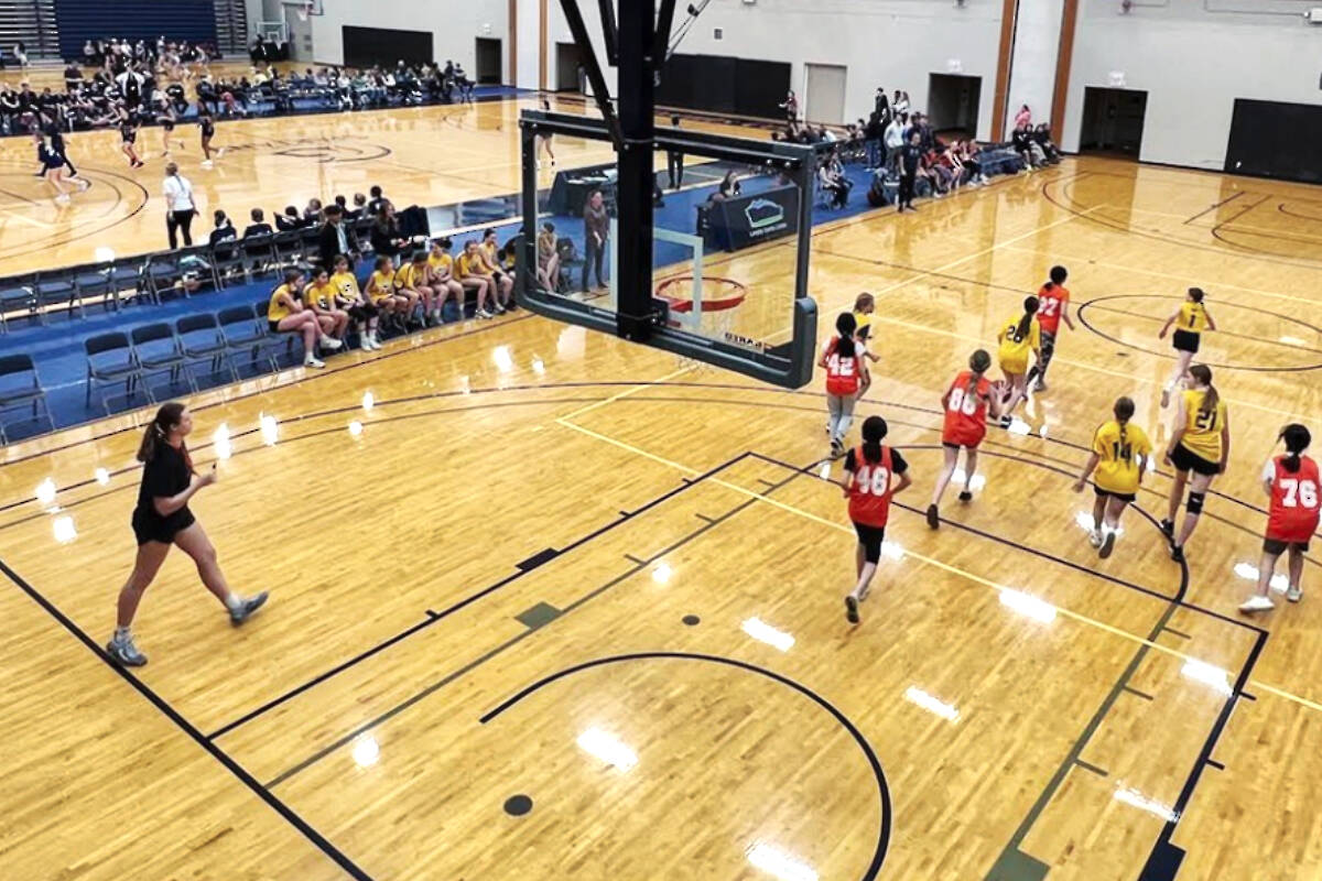 30 teams from 13 schools in Aldergrove and Langley took part in the Vancouver Bandits first Play Day at the Langley Events Centre during the last week in March. (Courtesy Vancouver Bandits)