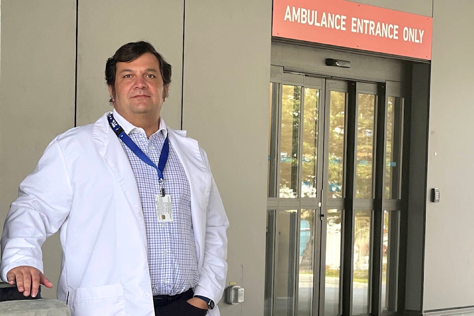 Dr. Mitra Maharaj, medical director at Langley Memorial Hospital, speaks to the doctor shortage and its impact on the local institution. (Special to Langley Advance Times)