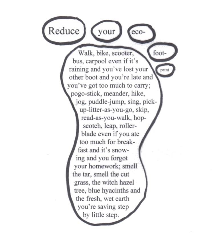Barbara Nickels footprint poem.