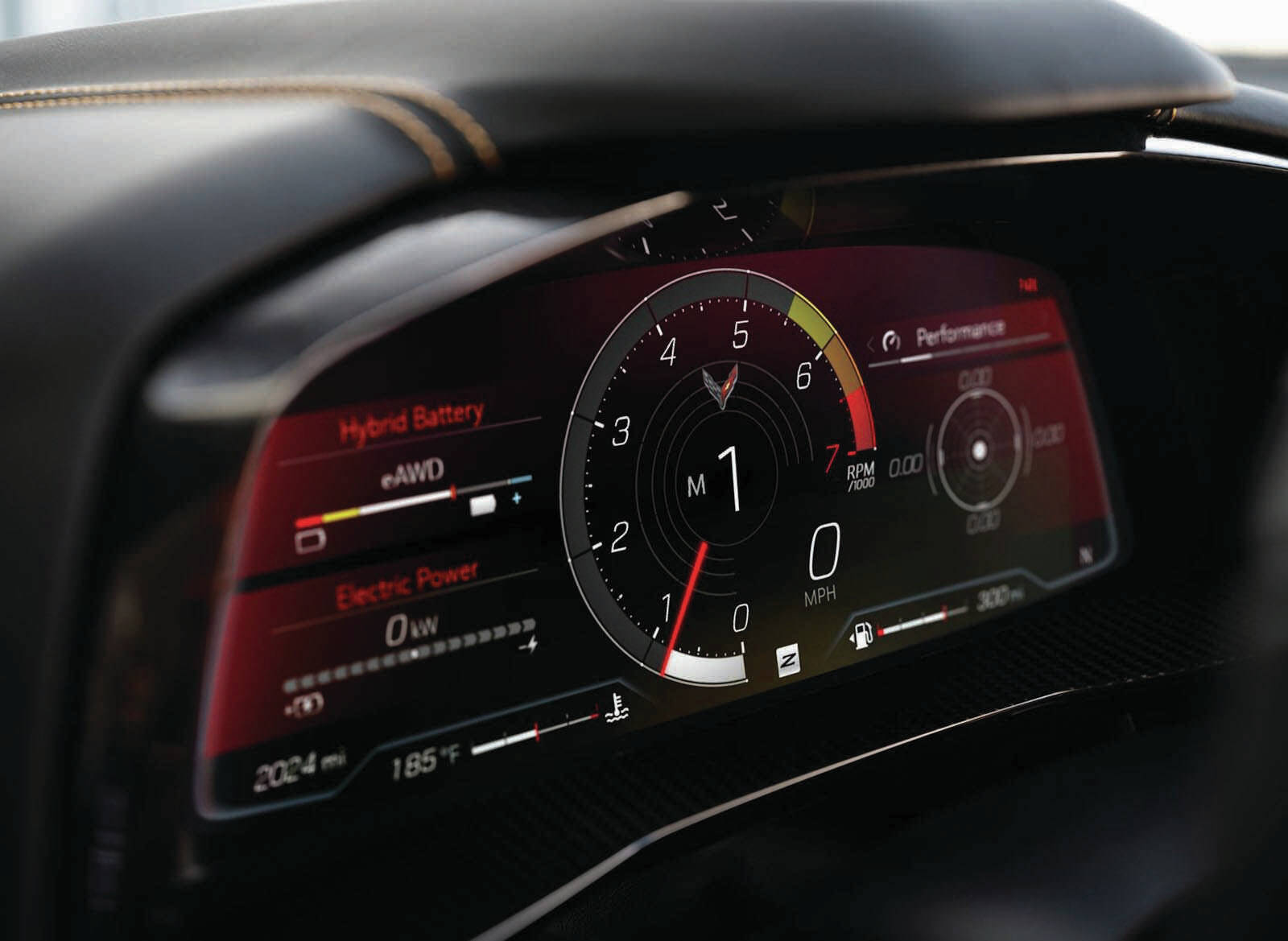 The Corvette E-Ray has the base CorvetteÂ’s 495-horsepower 6.2-litre V-8 driving the rear wheels through an eight-speed automatic transmission, assisted by a 160-horsepower electric motor turning the front wheels. PHOTO: CHEVROLET