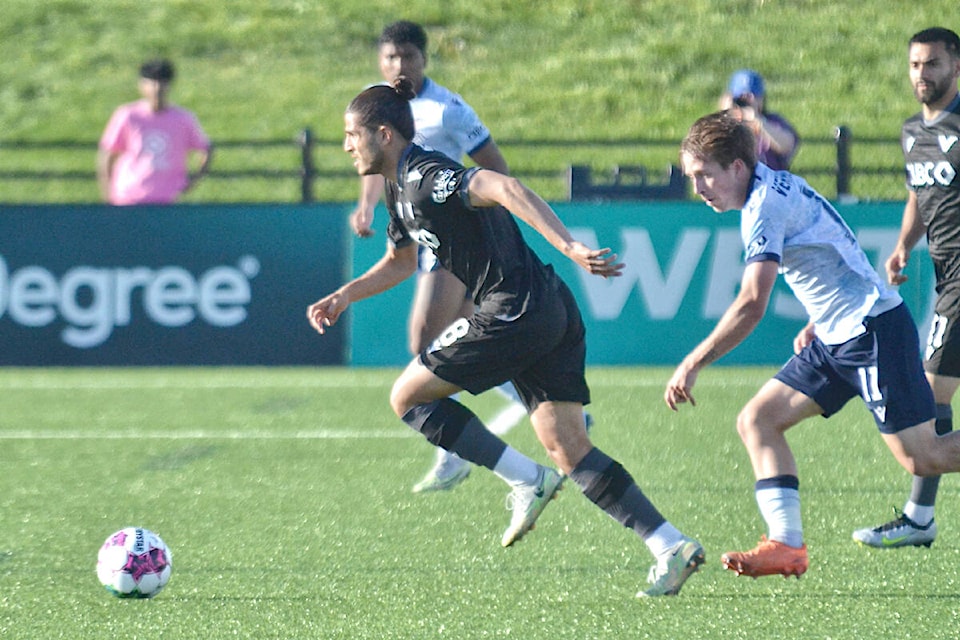 Vancouver FC fell 5-0 to Ottawa at Willoughby Stadium in Langley Saturday, May 13. (Courtesy Gary Ahuja/Langley Events Centre)