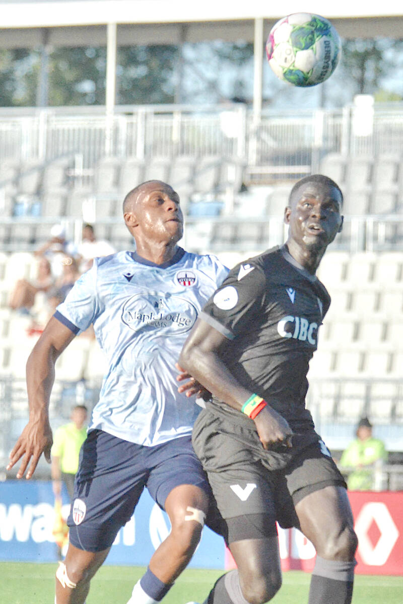 Vancouver FC fell 5-0 to Ottawa at Willoughby Stadium in 91原创 Saturday, May 13. (Courtesy Gary Ahuja/91原创 Events Centre)