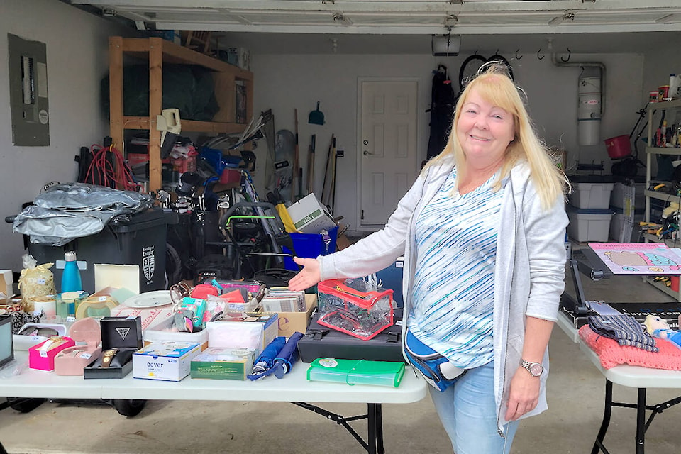 And, it was the first Township-wide sale for Teresa Czirjak, a Murrayville resident and garage sale veteran. (Kyler Emerson/Langley Advance Times)
