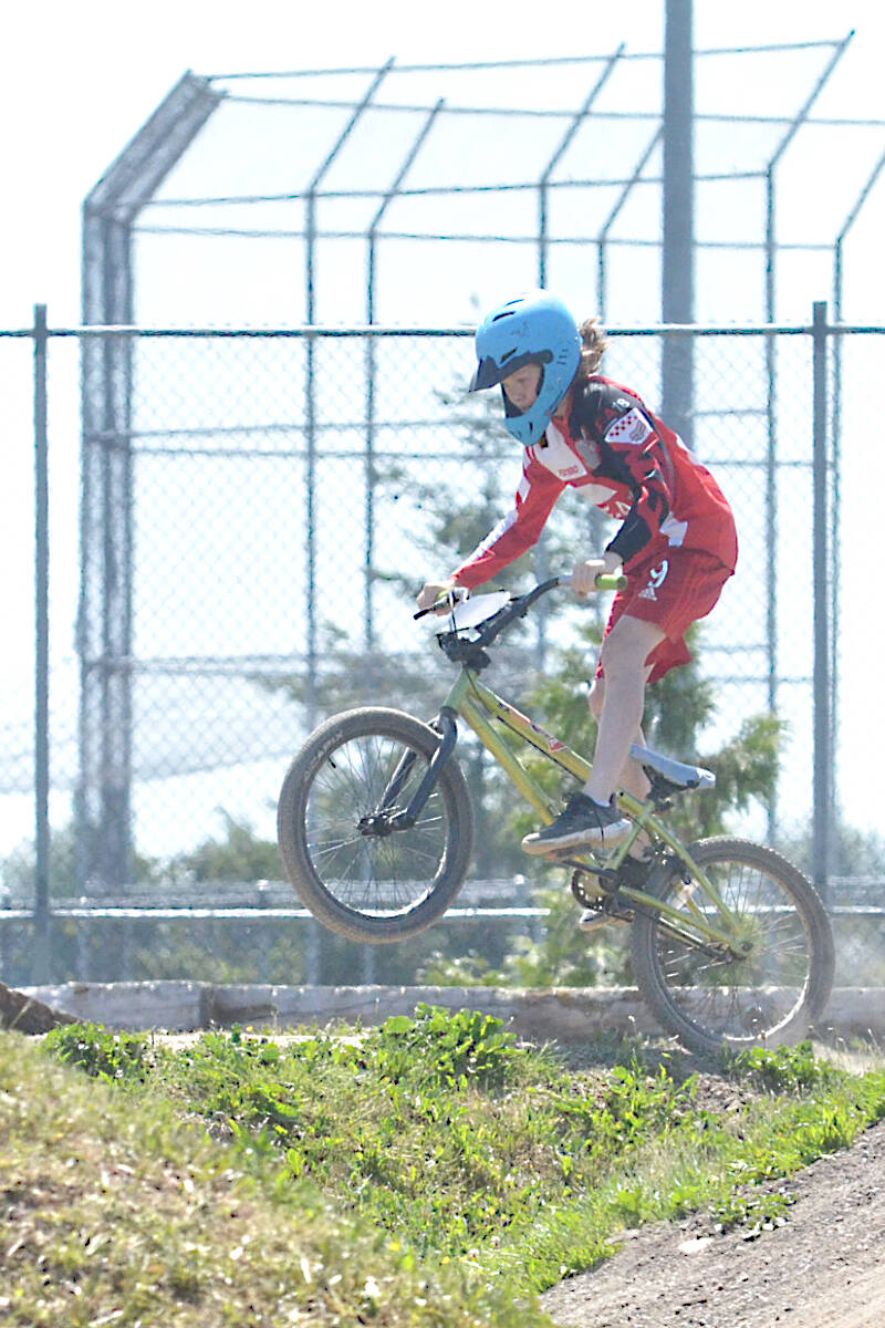 An estimated 100 riders competed in the ninth Aldergrove Bike Jam at the bike park on Saturday, June 3. (Dan Ferguson/Langley Advance Times)