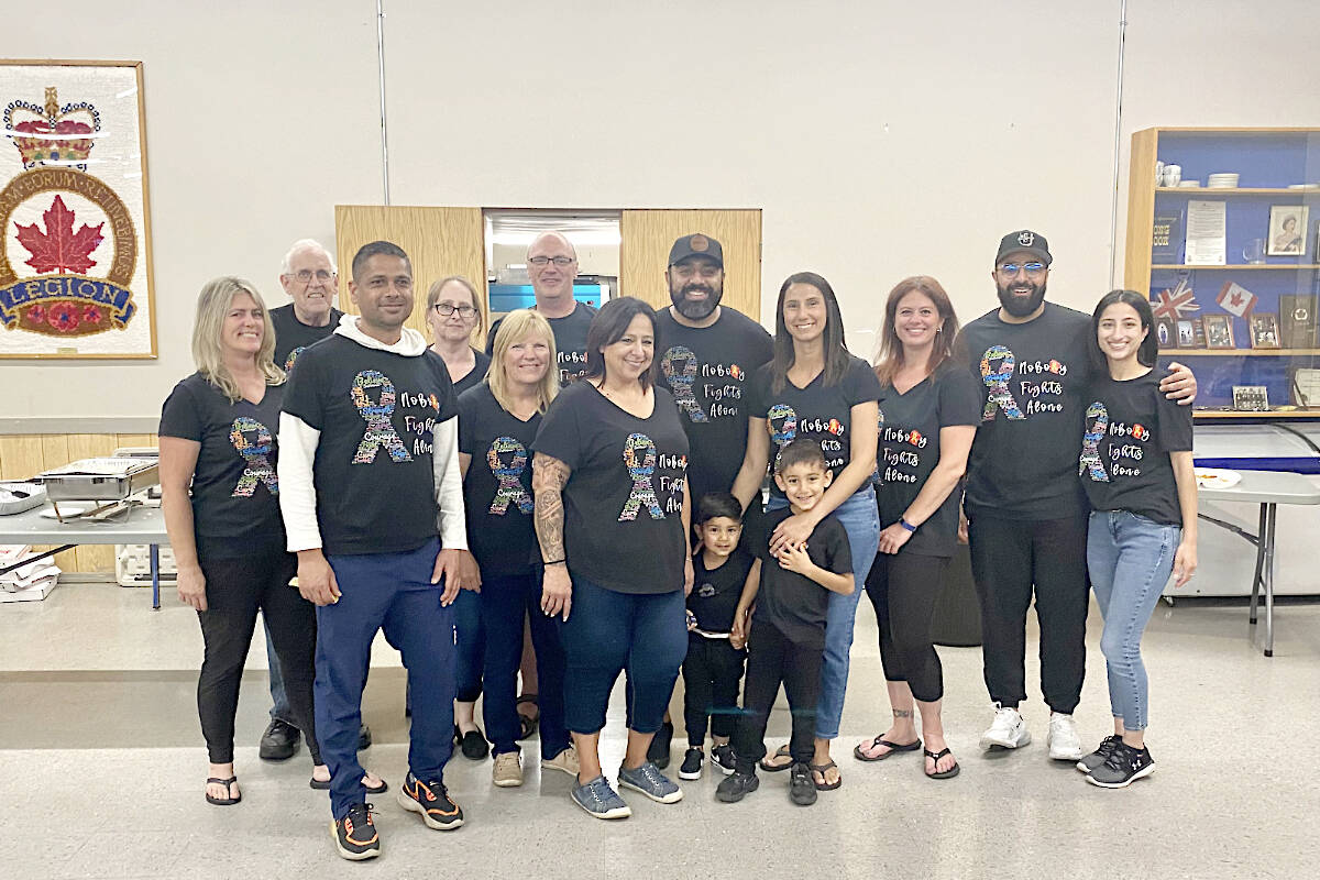 Since 2015, the Mangat family has been raising money to honour the memory of Surjit Dhillon, who passed away of pancreatic cancer at age 72 in 2014, with funds raised going to B.C. Cancer and individual families. (Special to 91原创 Advance Times)