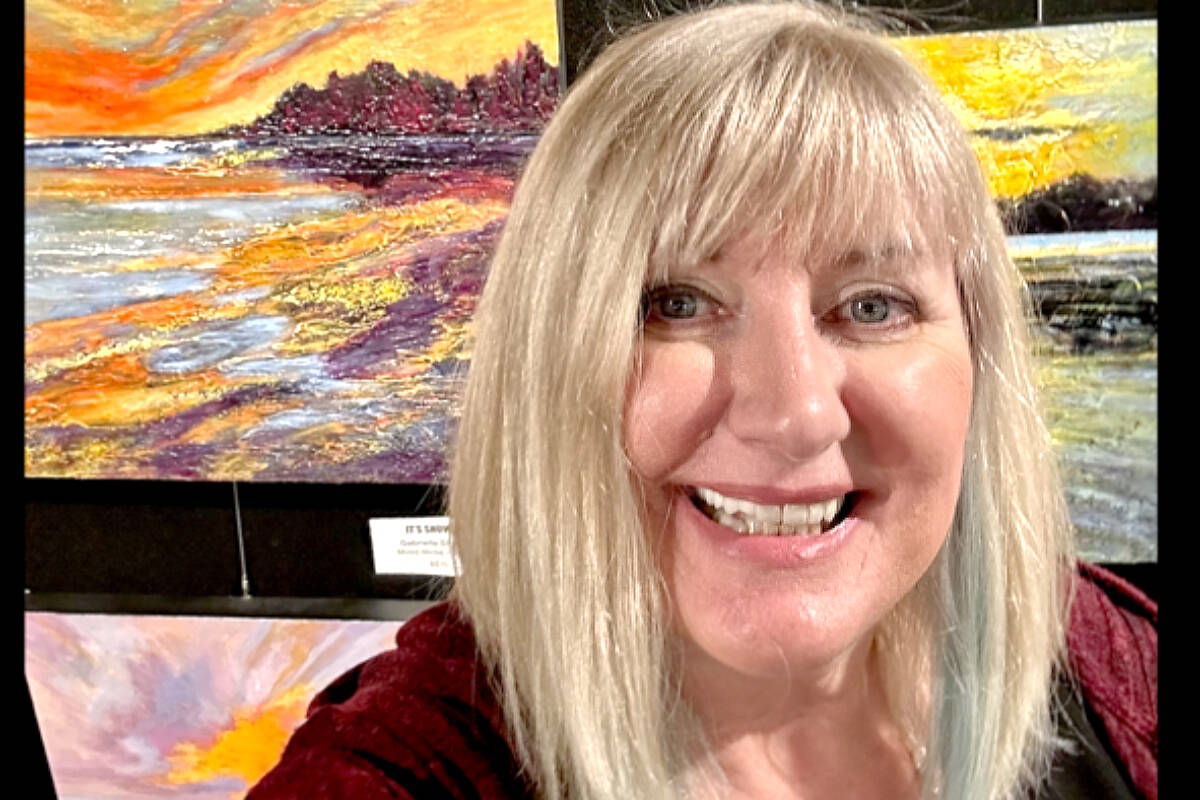 Gabrielle Strauss is a member of the Fort Langley Artists Group and has her work displayed in the Heads Up exhibit until July 14. (Special to Langley Advance Times)
