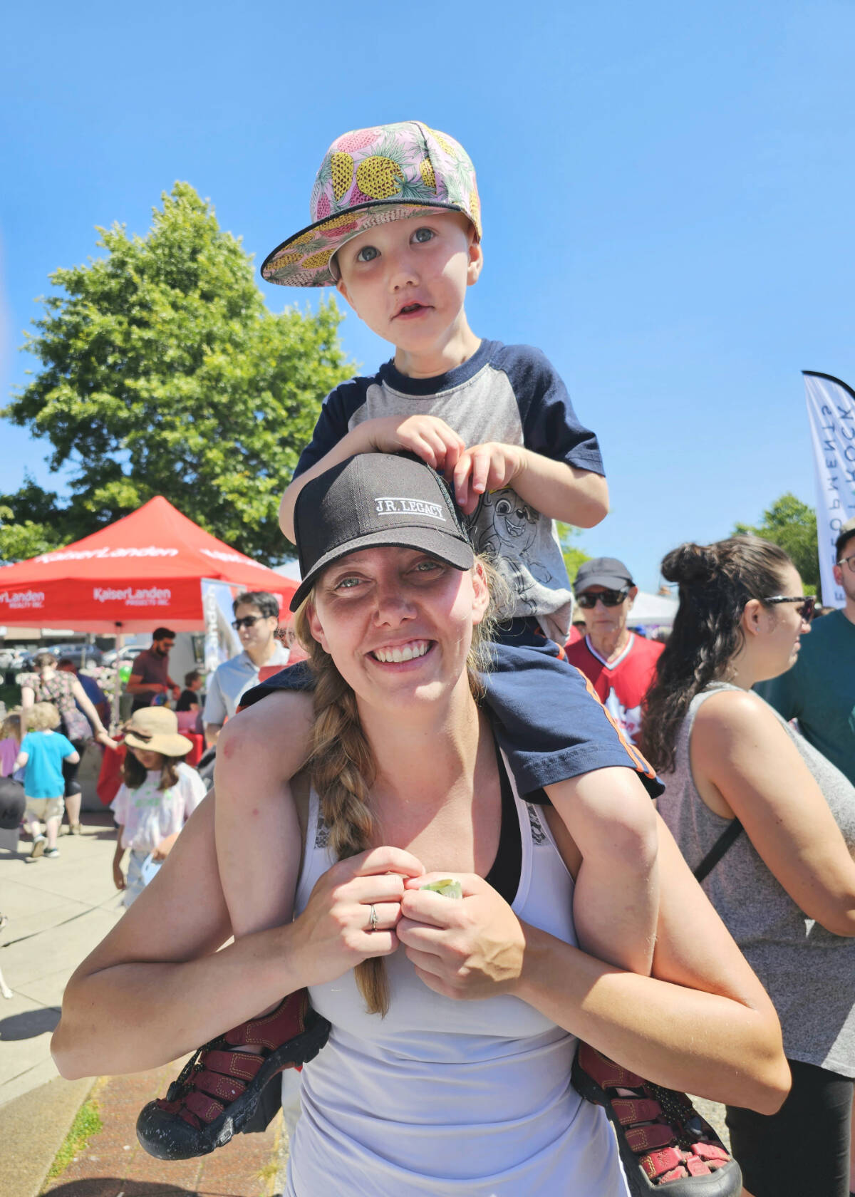 There was plenty of kid -friendly fun at the 91原创 City Canada Day celebration in Douglas Park. (Dan Ferguson/91原创 Advance Times)