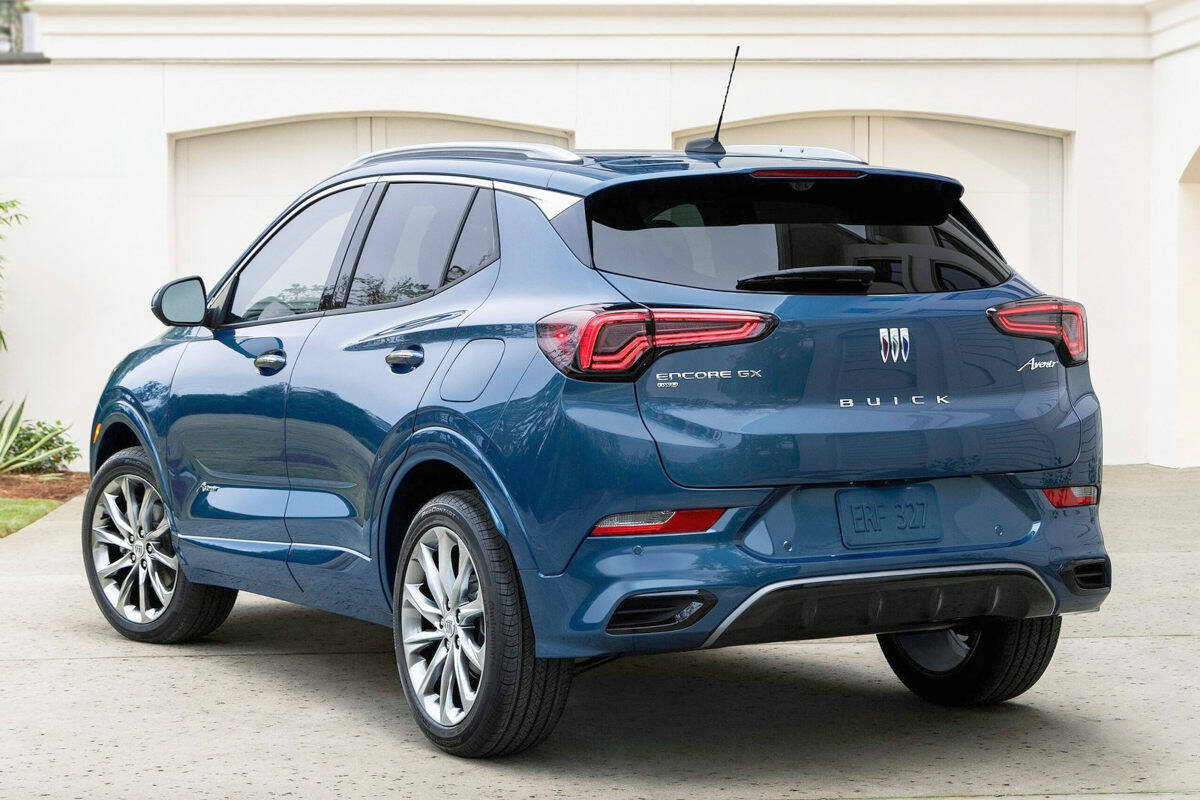 Aside from its tiny engine, the Encore GX is unique because it’s relatively affordable — no matter the trim level — for a vehicle from a premium brand. Photo: Buick