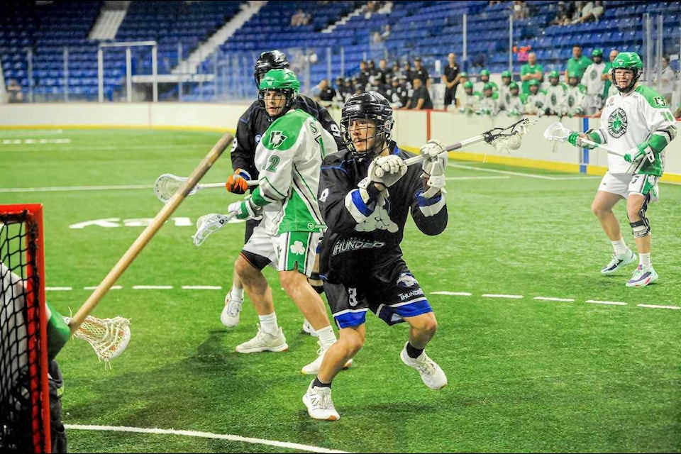 Nine and no more. ’s WLA Thunder stretched their winning streak as far as it would go with a victory over Victoria at  Events centre on Wednesday, July 6. (Ryan Molag,  Events Centre/Special to )