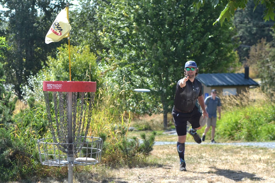 Peter Matthews is moving to 91ԭ from Coquitlam and joined disc golf with his brother, Ian, two years ago. (Kyler Emerson/91ԭ Advance Times)