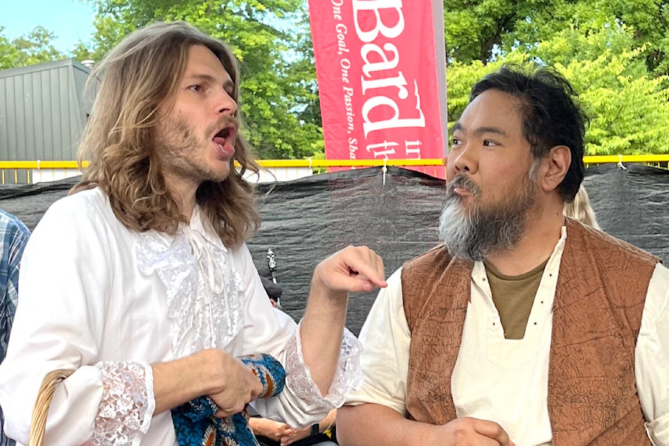 Bard in the Valley’s rendition of Cymbeline was brought to the 91ԭ City Spirit Square bandshell for four nights, wrapping up the by-donation shows Sunday. (Roxanne Hooper/91ԭ Advance Times)