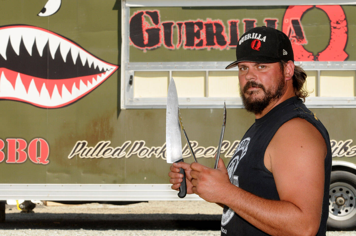 James Moran of Guerilla Q will be competing in Chilliwack Ribfest July 28 to 30. (Jenna Hauck/ Chilliwack Progress)