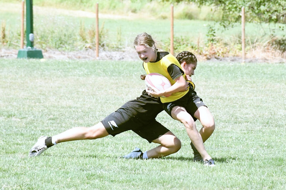 More than 60 kids from as far away as Vancouver Island and Washington State came to  to be taught rugby, Maori-style on July 18. (Dan Ferguson/)