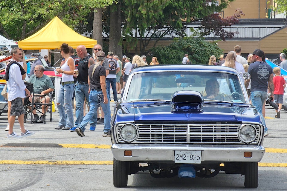 More than 130 cars took part in the 11th annual ‘Burnouts in the sky’ show and shine that honours the memory of Bradley McPherson by raising funds for scholarships. It was the first to be organized by his little sister and a family friend. (Dan Ferguson/91ԭ Advance Times)