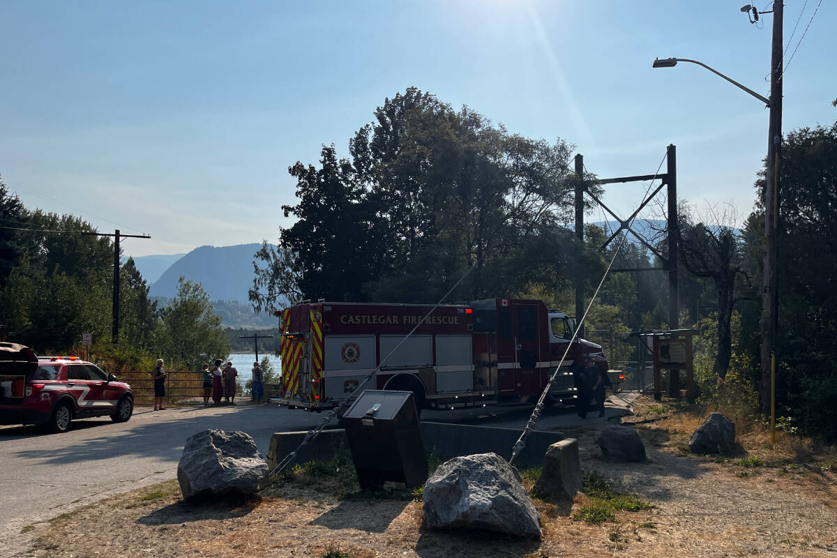 The suspicious fire was reported around 8:30 a.m. Friday, Aug. 4 near Zuckerburg Island. Photo: Betsy Kline