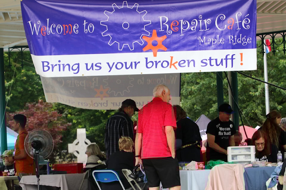 The Maple Ridge Repair Cafe program was named one of the 10 most productive ones in the country, according to Repair Monitor. 