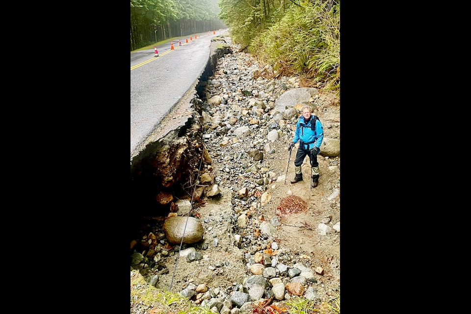 Damage to Golden Ears Provincial Park. 