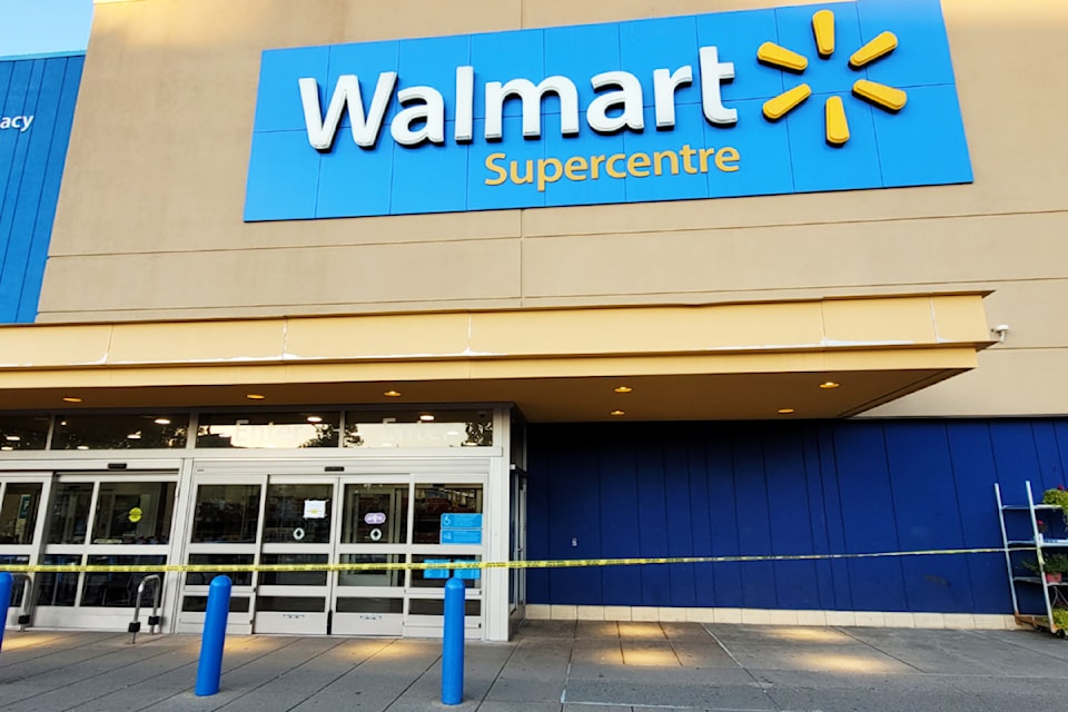 The Maple Ridge walmart store has been closed by a police incident on Canada Day.