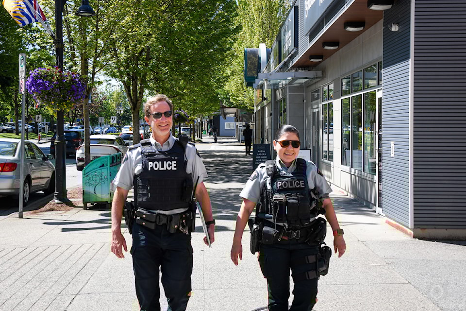 Ridge Meadows RCMP has partnered with the City of Maple Ridge and Downtown Maple Ridge Business Improvement Association to increase foot patrols and police presence in the downtown core. 