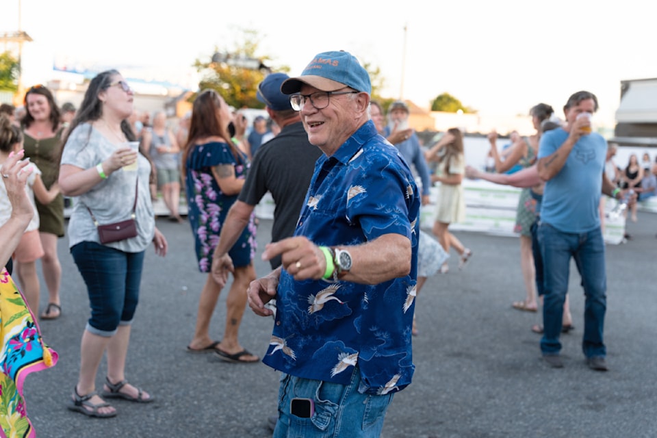 There were more than 8,000 people at the Haney Block Party in its third year. 