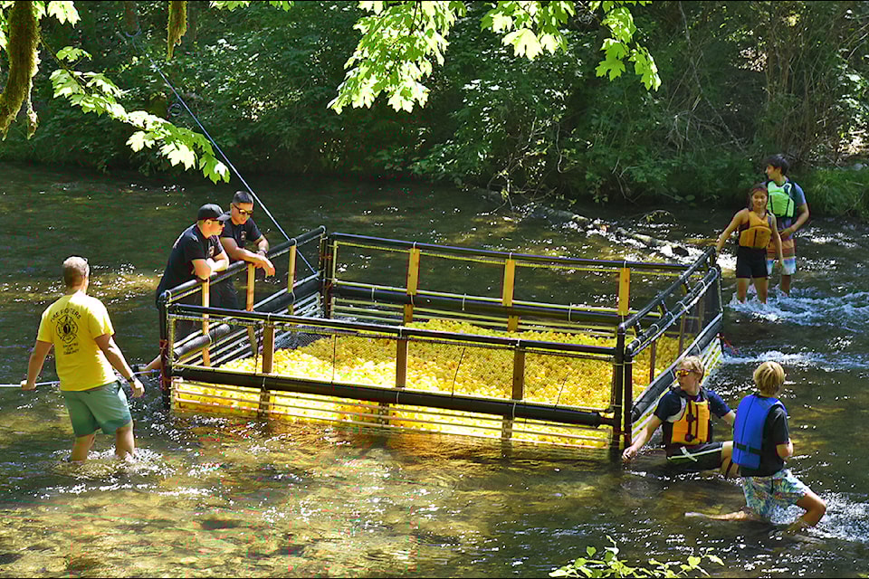 The Rotary Duck Race takes place on Sunday, Aug. 11 this year. 