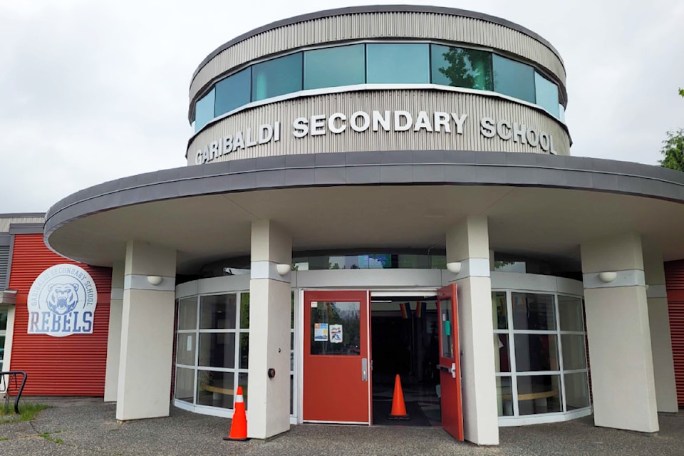 There was a fire at Garibaldi Secondary on Tuesday night, June 11, 2024, and school was closed on Wednesday.