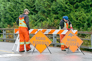 City of Maple Ridge warning about flood threat