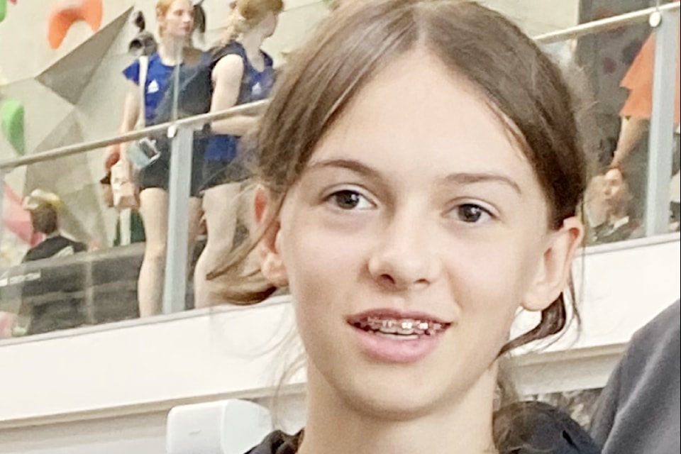 Avery MacDonald set three new Canadian speed records at the Youth World Sport Climbing Championships in Helsinki, Finland. 