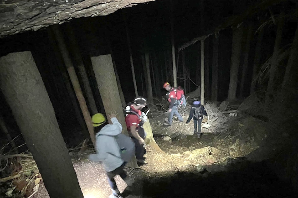 Ridge Meadows Search & Rescue often finds the team inside Golden Ears Provincial Park for searches or rescues, or both. In this case, the team had to rescue a pair of hikers stranded on the mountain.