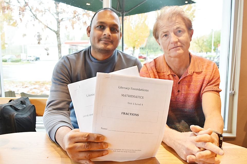Oshrim Bhagowat, left, and Kevin Heinze, educators at the Alouette Correctional Centre for Women. 