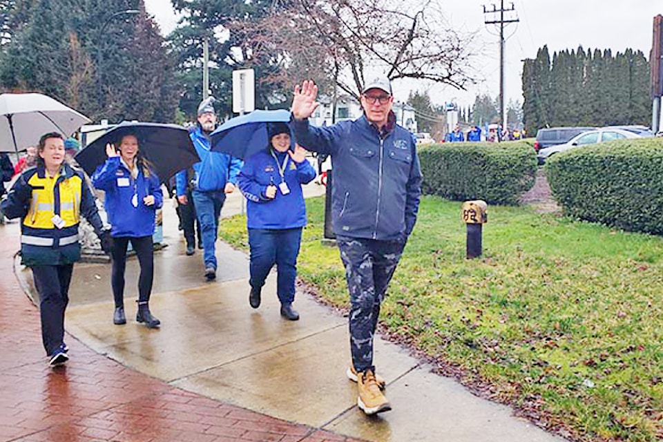 The 2023 Coldest Night of the Year walk in Maple Ridge. 