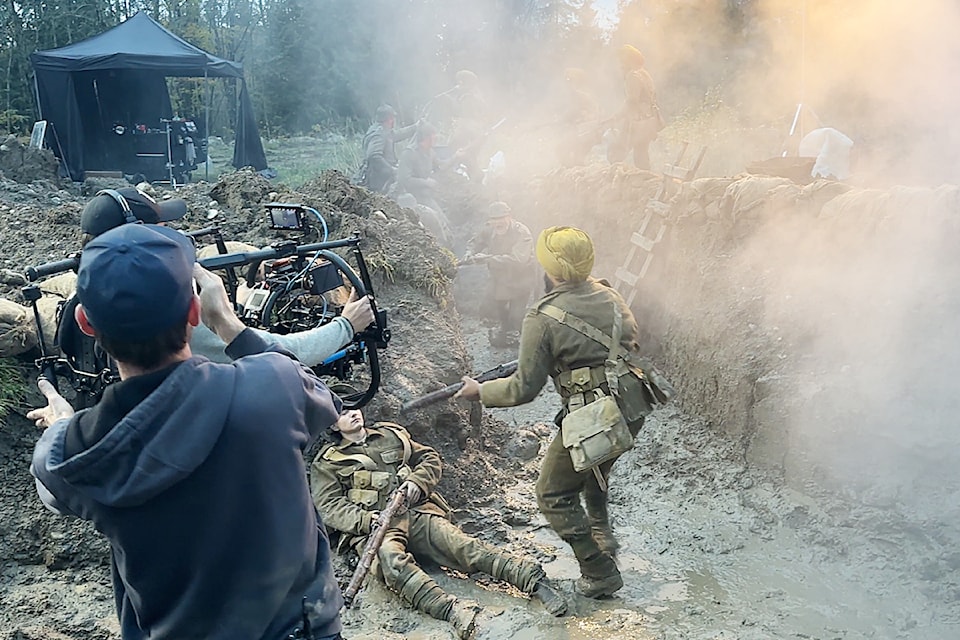 The production 'Battle for GT Road' was filmed at a Maple Ridge property. 