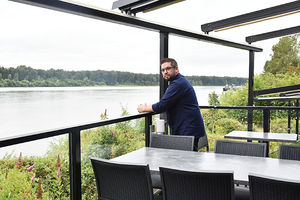 Rob Kirkness, a cook at Kingfishers Waterfront Bar and Grill, saved a senior from choking on Wednesday, July 23. 