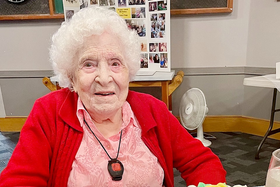 Anna Fogg turned 106. 