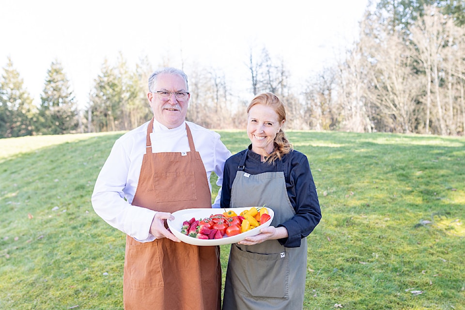 Culinary arts instructors Chef Brian Smith and Chef Karen Carruthers have put together a beautifully curated cookbook showcasing favourite recipes from the Thunder teaching kitchen at Thomas Haney Secondary School.