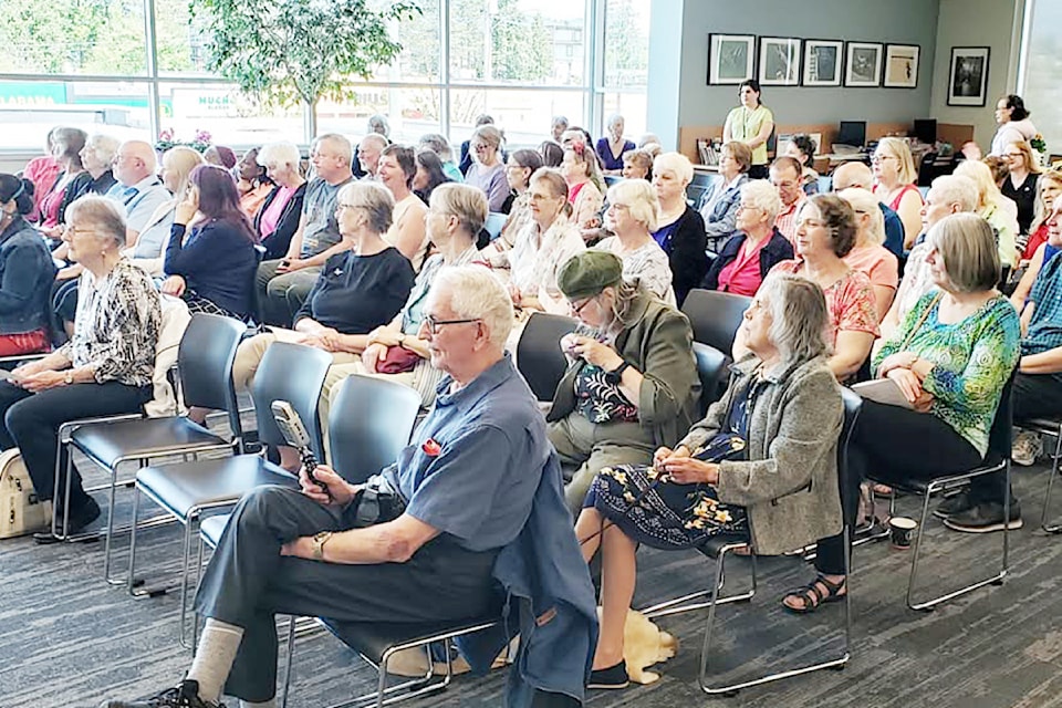 Seniors in Maple Ridge enjoyed High Tea and a performance by the Silvertones Choir. 