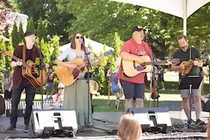 Party in Spirit Square on Canada Day in Pitt Meadows
