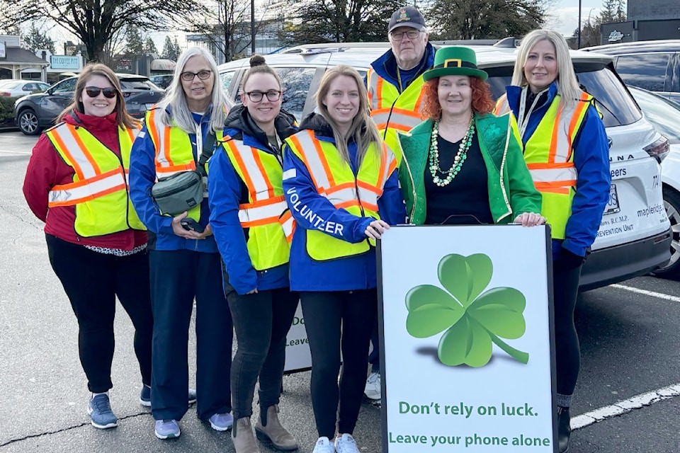 Ridge Meadows RCMP have been educating the public about distracted driving.