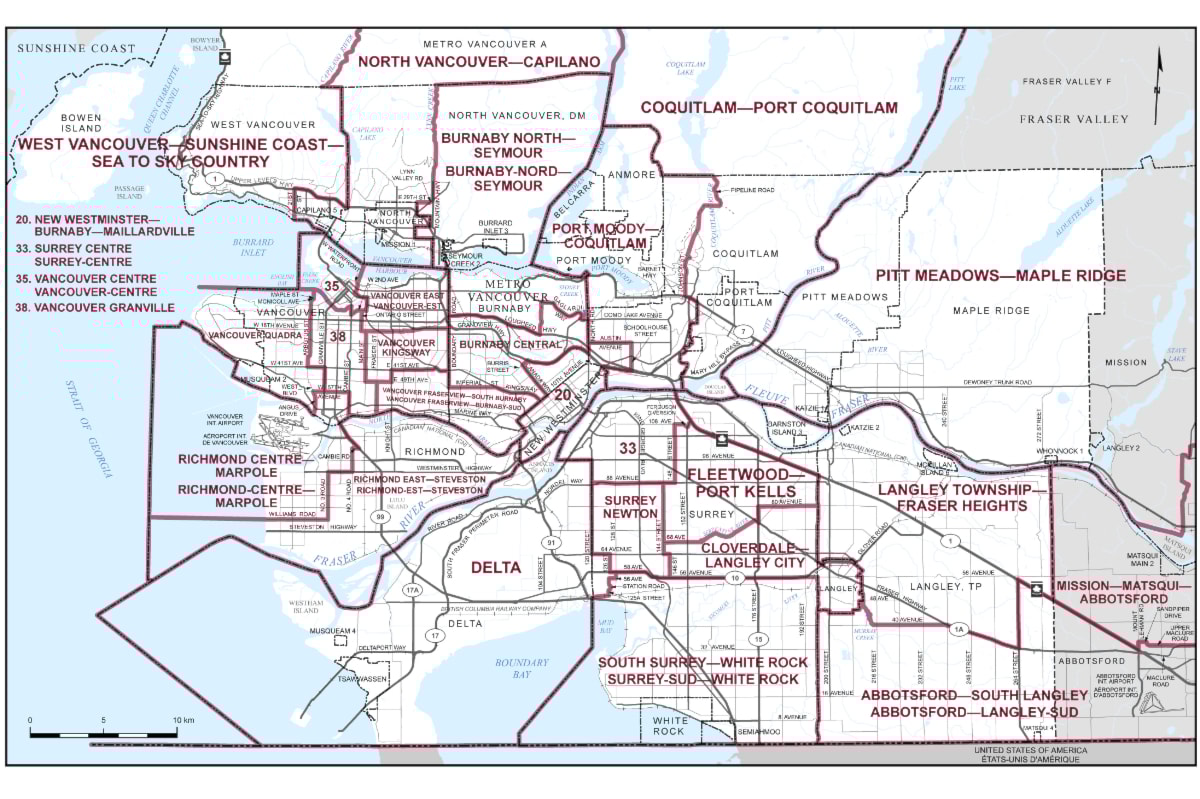 New-look ridings for in upcoming federal election