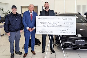 Maple Ridge car dealership donates $10,000 to KidSport
