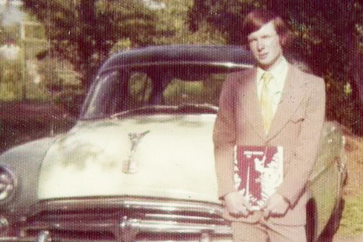Jim Carpenter drove a 1954 Dodge Regent to his 50th high school reunion at Maple Ridge Secondary. In 1975 he towed the same car to his shop class where his teacher told him to just buy another car to drive. He didn't listen.