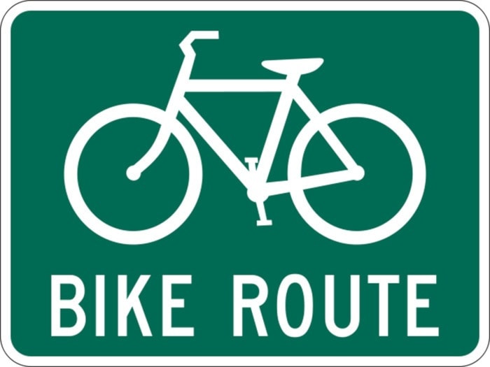 10904mapleridgebike-route-sign-1