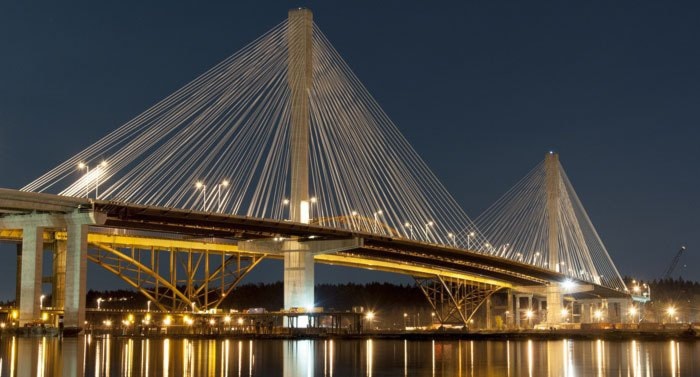 Canada, BC, Coquitlam. Port Mann Bridge